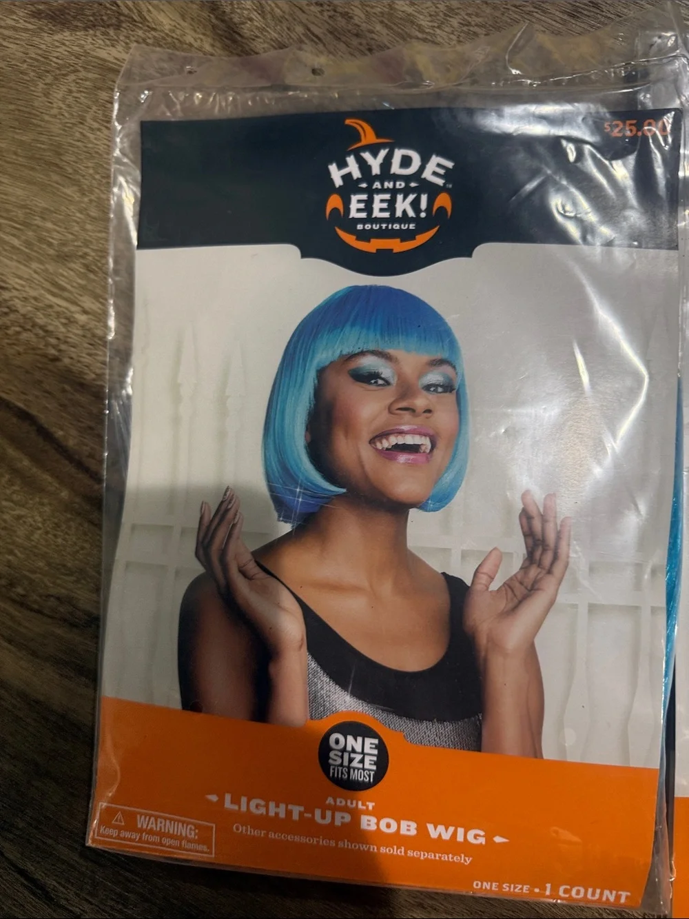 Mermaid Costume with Light-Up Blue Wig